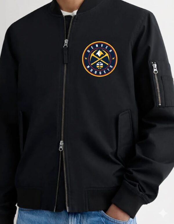 Denver Nuggets Legendary Bomber Jacket - Black - NBA 2025/2026 - LeagueLockerGear