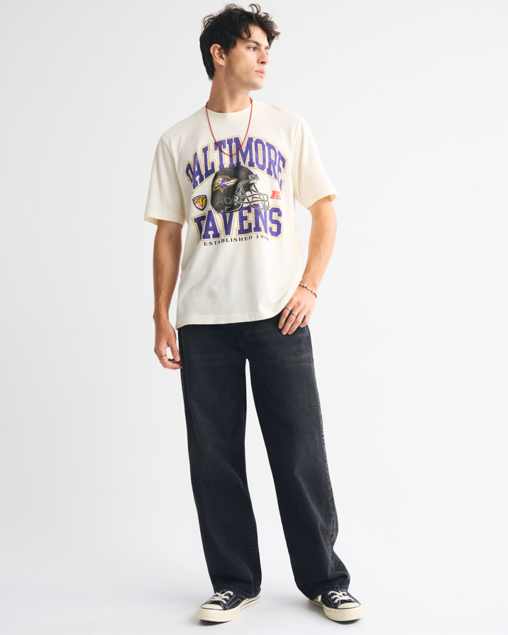 Baltimore Ravens Vintage-Inspired Graphic Tee - LeagueLockerGear