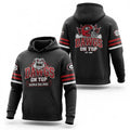 Georgia Bulldogs Dawgs On Top Hoodie - NCAA Football Fan Pullover Sweatshirt - LeagueLockerGear