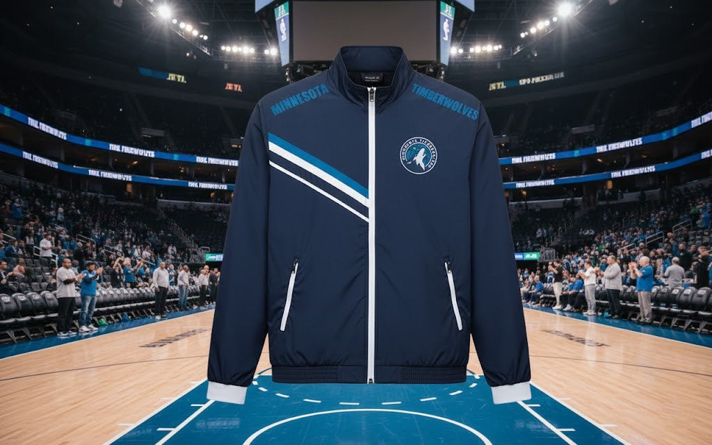 Minnesota Timberwolves Jacket - NBA Fan Apparel Full-Zip Track Jacket - LeagueLockerGear