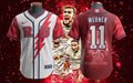 RB Leipzig Timo Werner Baseball Jersey - Custom Lightning Bolt Design Soccer Fan Apparel - LeagueLockerGear