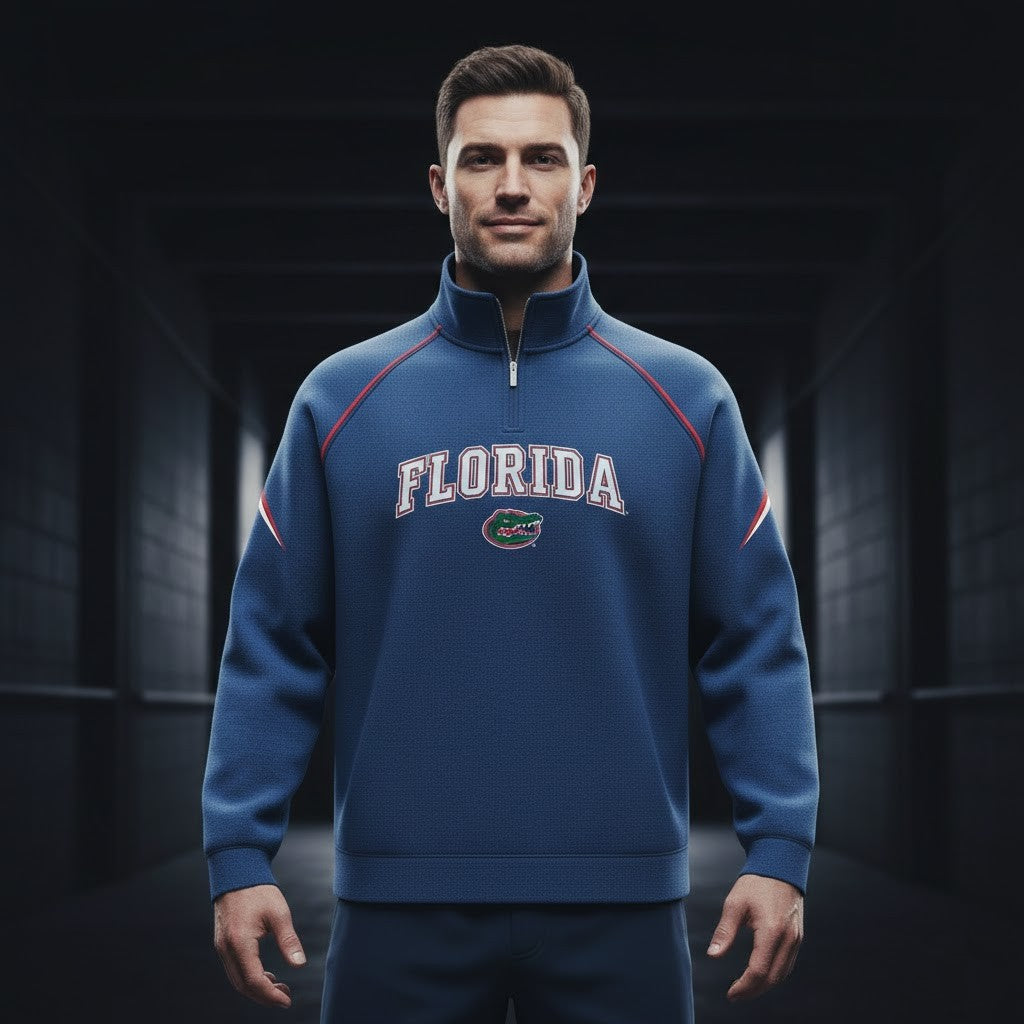 Florida Gators Quarter-Zip Pullover - NCAA Collegiate Fan Apparel Sweatshirt - LeagueLockerGear