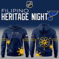 St. Louis Blues Filipino Heritage Night Hoodie - 3D All-Over Print NHL Fan Apparel with Philippine Flag Design - LeagueLockerGear