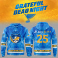 St. Louis Blues Grateful Dead Hoodie - Steal Your Face Tie-Dye Hockey Pullover Sweatshirt - LeagueLockerGear