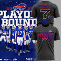 Buffalo Bills 2025 Playoff Bound T-Shirt - NFL National Football Playoffs Fan Gear - LeagueLockerGear