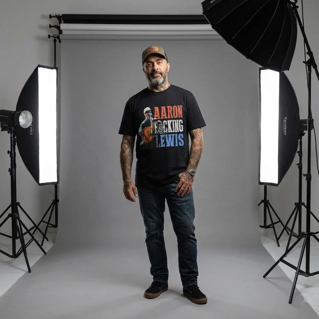 Aaron Fcking Lewis Tour Shirt - 2026 American Tour Concert - LeagueLockerGear
