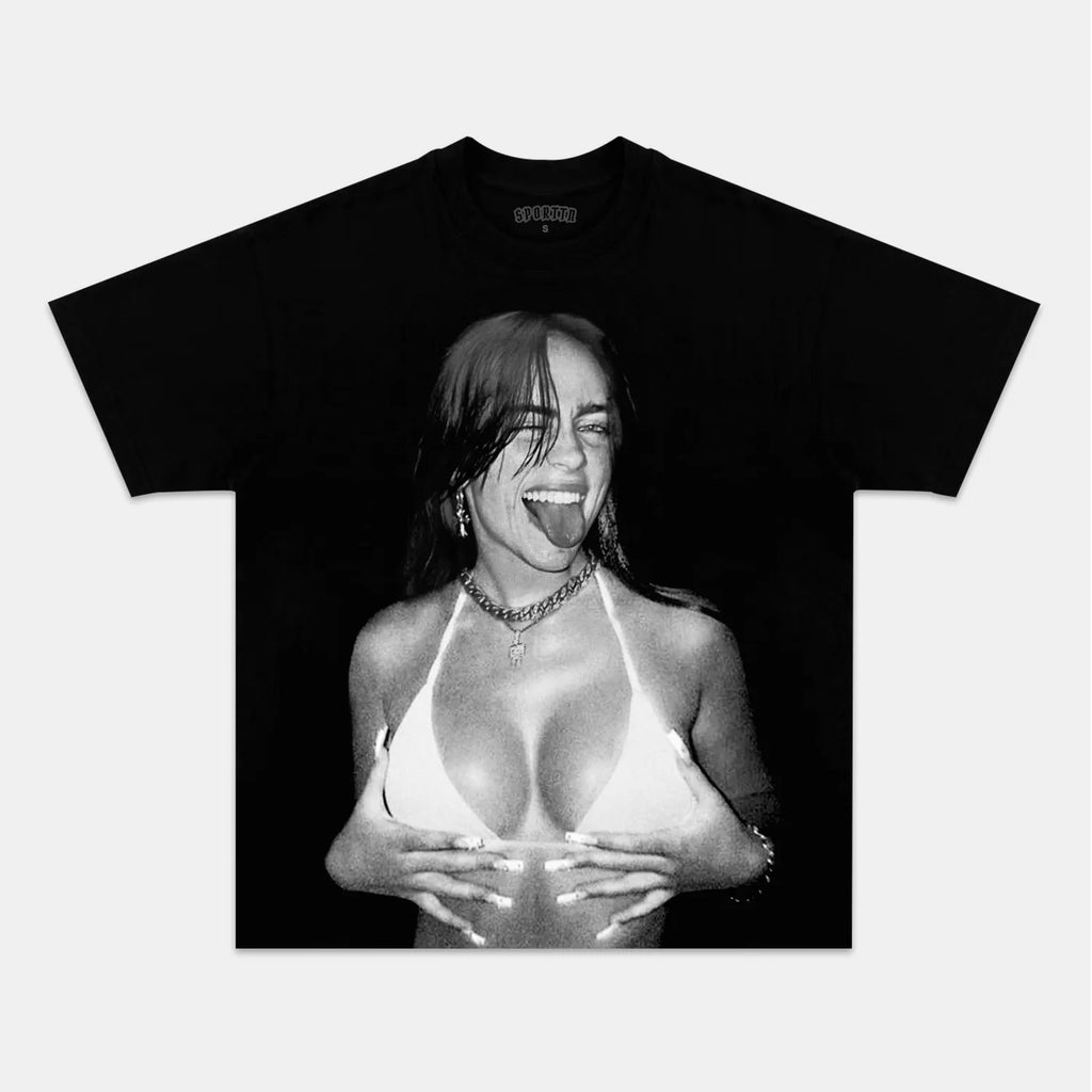 Billie Eilish Bikini Photo T-Shirt - LeagueLockerGear