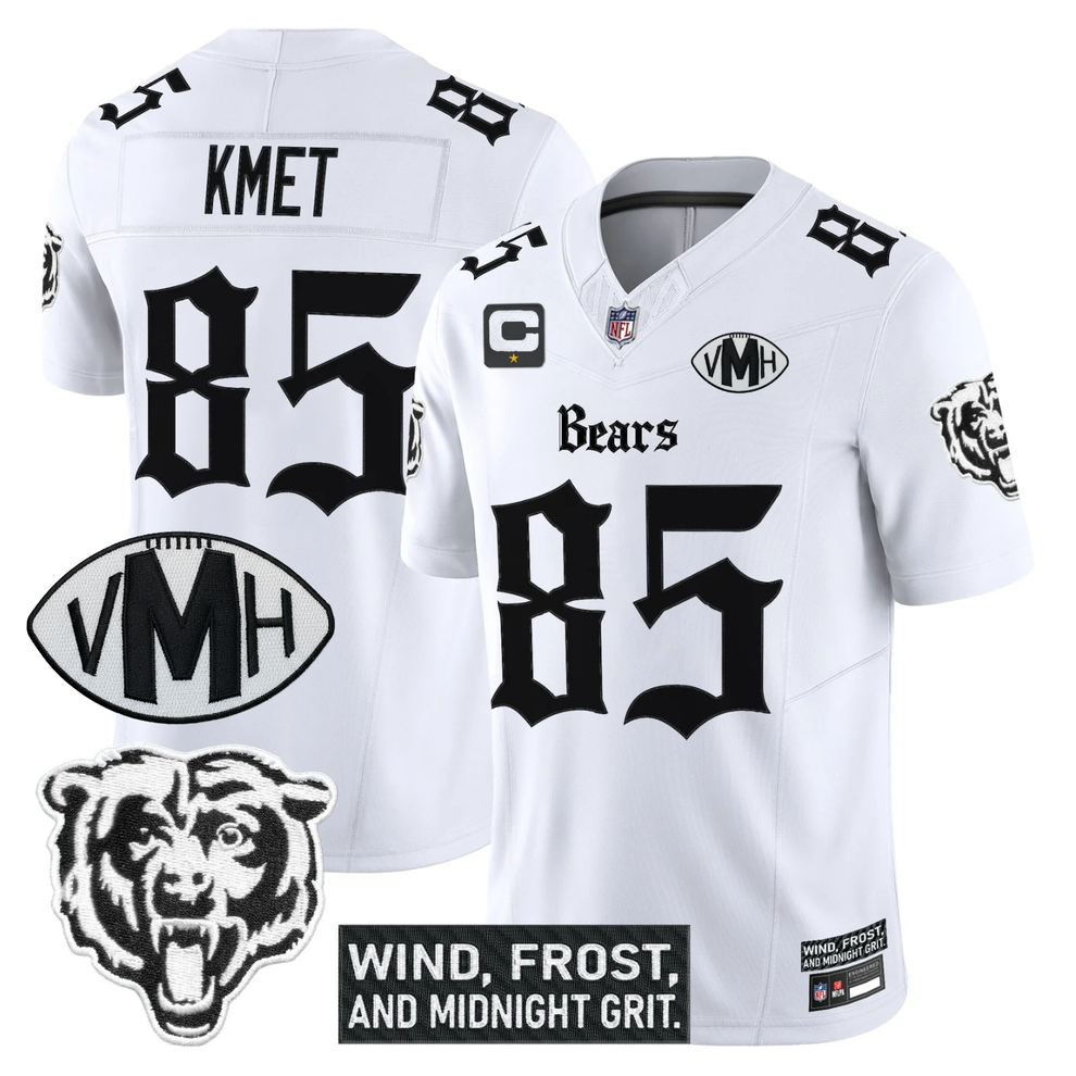Custom Chicago Bears NFL White Jersey - Football Uniform - LeagueLockerGear