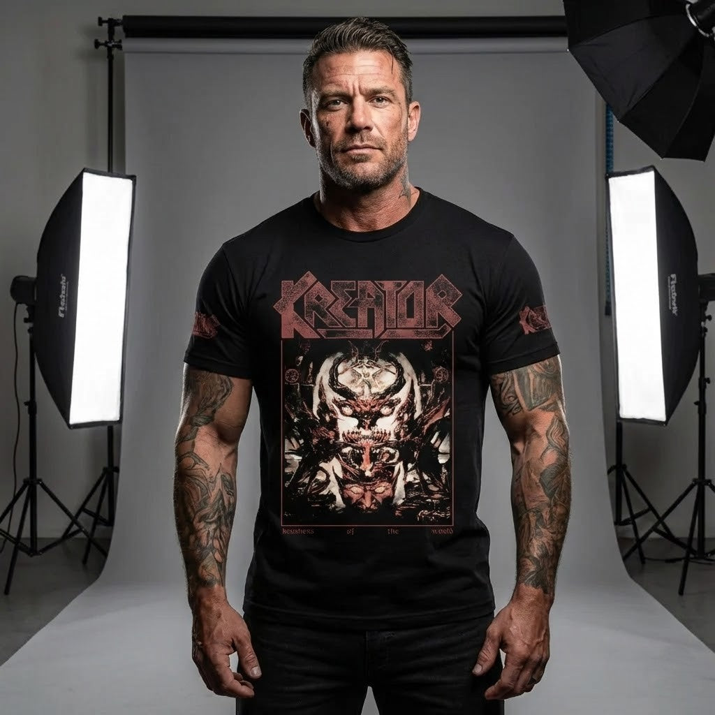 Kreator Krushers Of The World Tour T-Shirt - 2026 UK and Europe Concert - LeagueLockerGear