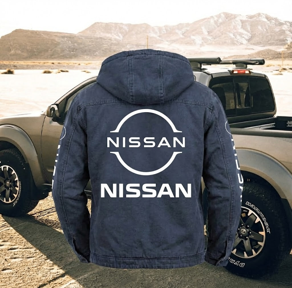 Personalized Custom Name Nissan Fleece Jacket - LeagueLockerGear