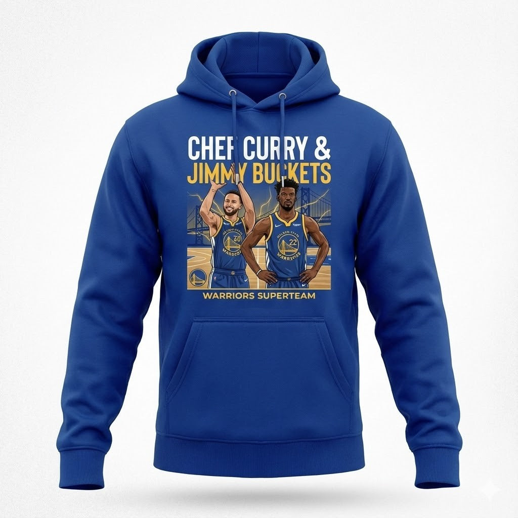 Chef Curry Jimmy Buckets Hoodie - Golden State Warriors Superteam Fan Apparel - LeagueLockerGear
