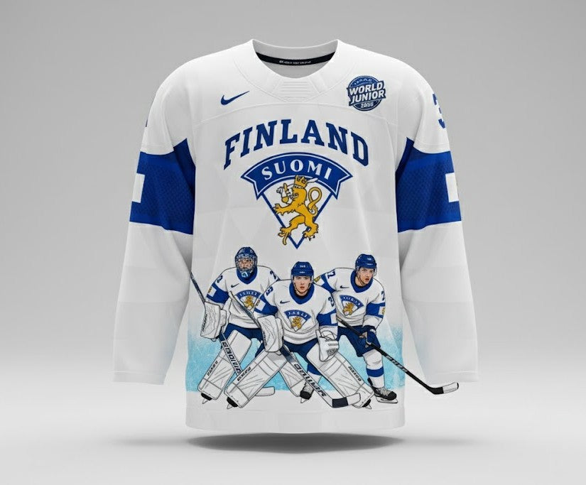 World Junior Hockey Championship 2026 Team Finland Jersey - LeagueLockerGear