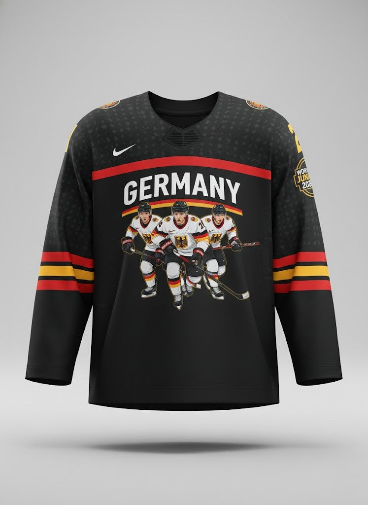 World Junior Hockey Championship 2026 Team Germany Jersey - LeagueLockerGear