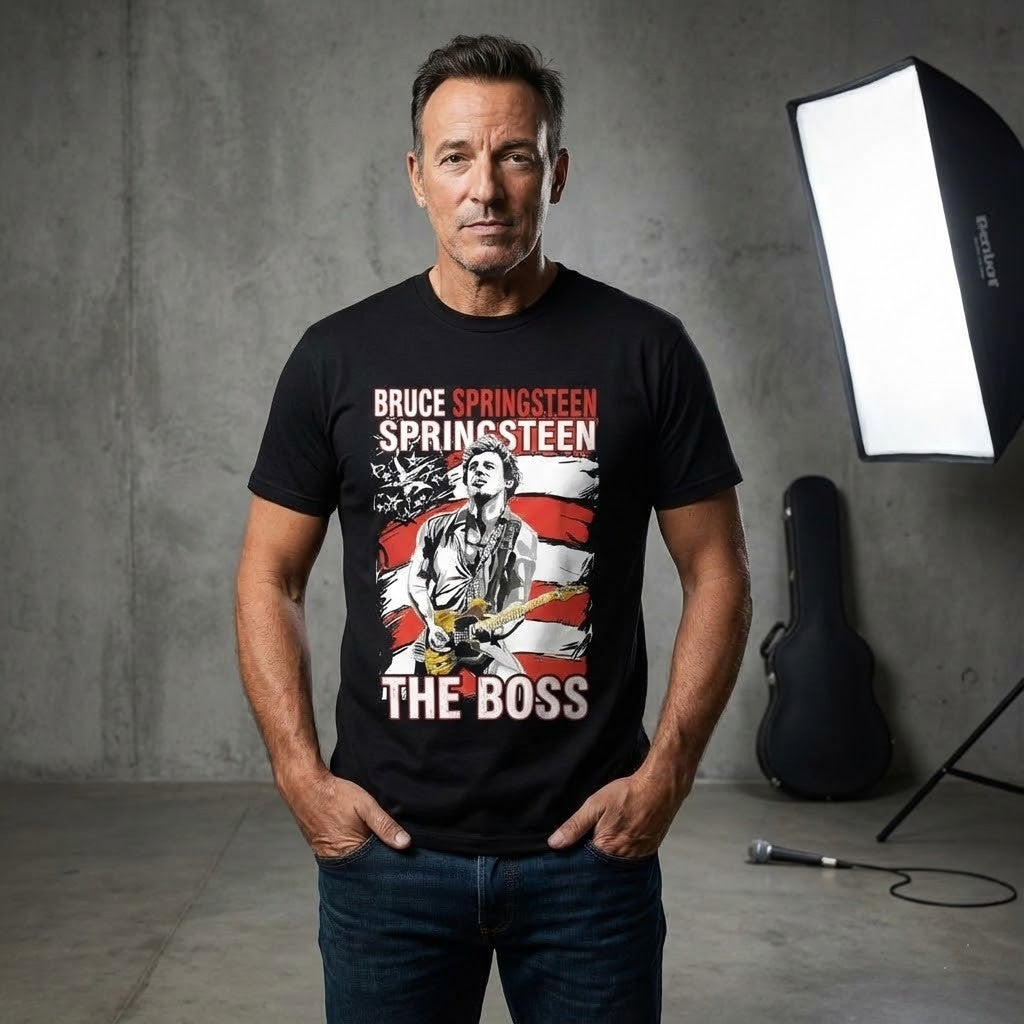 Bruce Springsteen The Boss T-Shirt - LeagueLockerGear