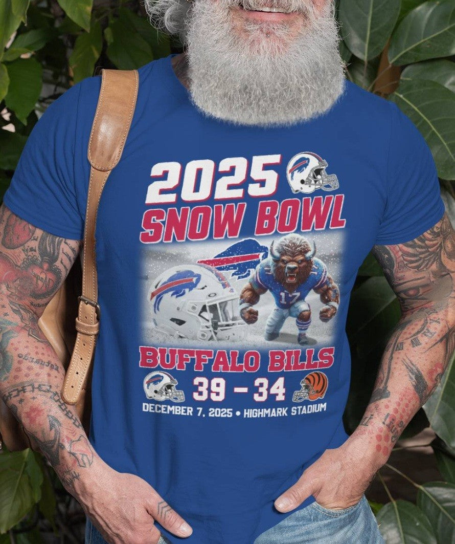 Buffalo Bills 2025 Snow Bowl T-Shirt - LeagueLockerGear