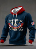 250 Years of Freedom Hoodie - Patriotic American Eagle 1776-2026 Anniversary - LeagueLockerGear
