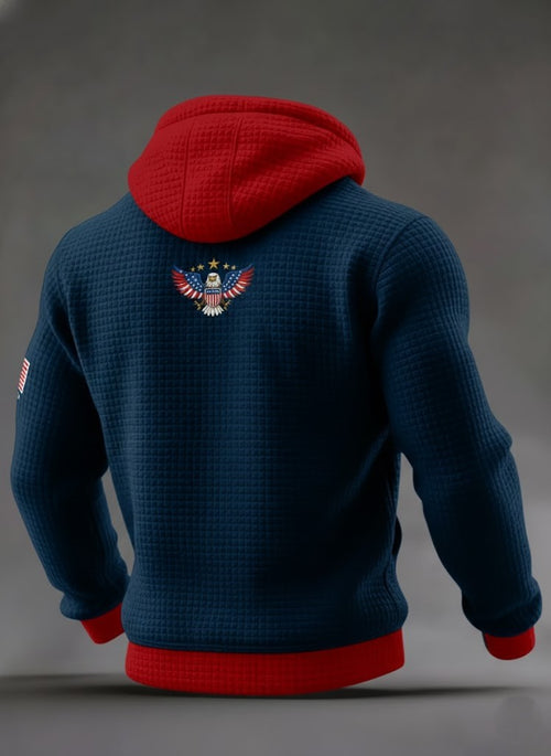 250 Years of Freedom Hoodie - Patriotic American Eagle 1776-2026 Anniversary - LeagueLockerGear