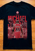 Michael Jordan The Goat T-Shirt - Chicago Bulls Graphic Tee - LeagueLockerGear
