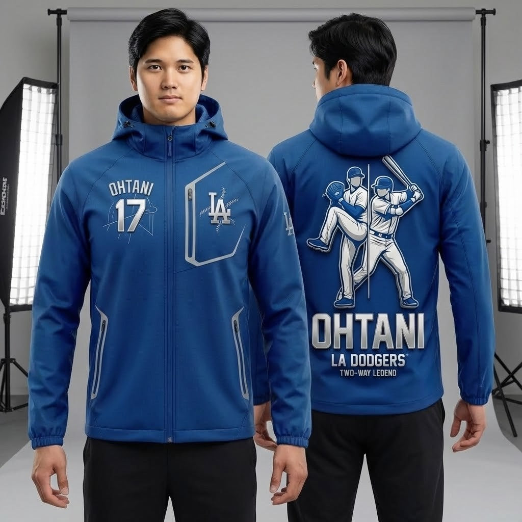 Shohei Ohtani Los Angeles Dodgers 3D WATERPROOF JACKET - LeagueLockerGear