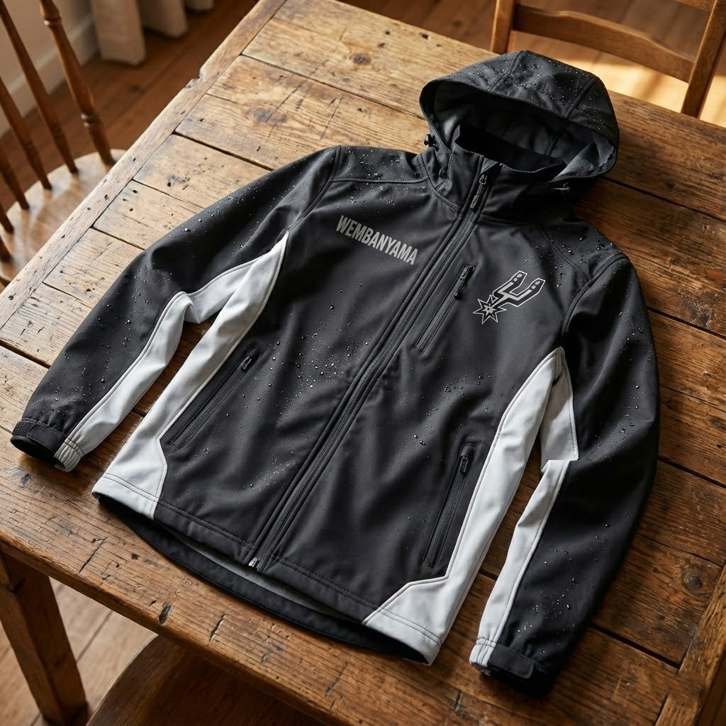 San Antonio Spurs Wembanyama Jacket - The Future Is Now Hooded Jacket - LeagueLockerGear