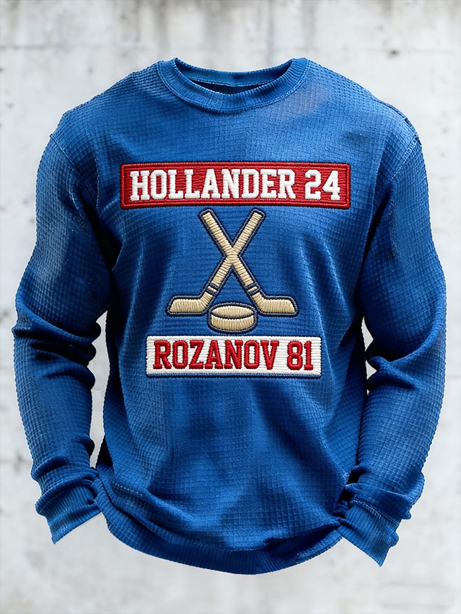 Hollander 24 Rozanov 81 Hockey Long Sleeve Shirt - LeagueLockerGear