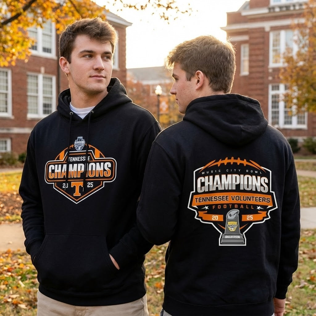 Tennessee Volunteers Music City Bowl Champions 2025 Hoodie - LeagueLockerGear