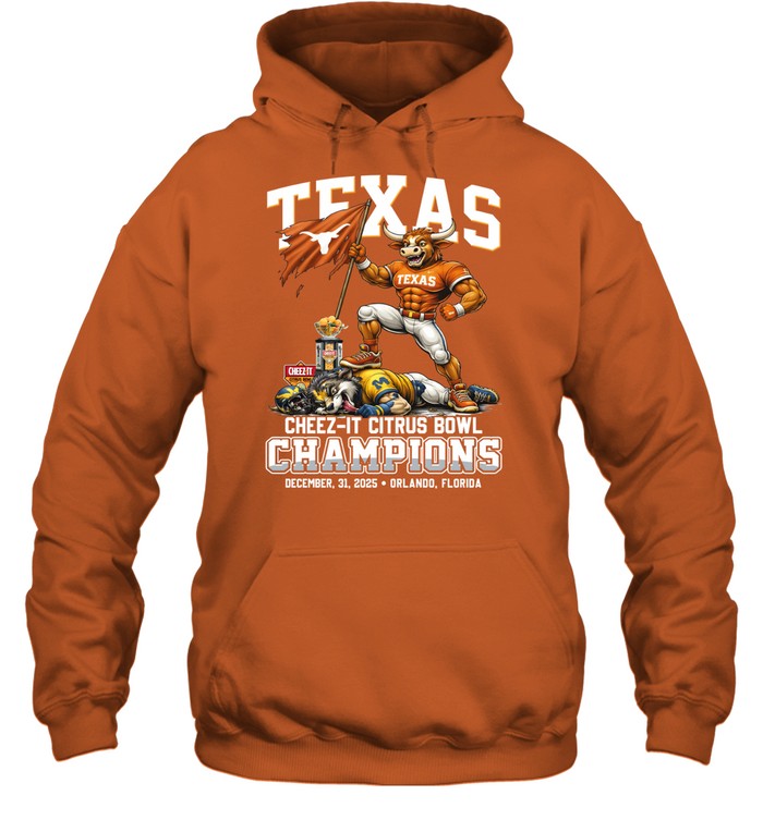 Texas Longhorns Cheez-It Citrus Bowl Champions 2025 T-Shirt - LeagueLockerGear