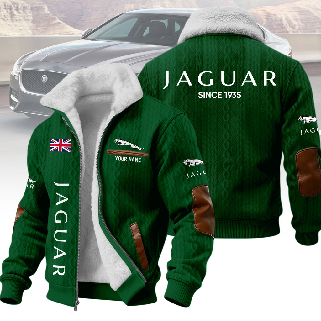 Personalized Jaguar Fleece Jacket - LeagueLockerGear