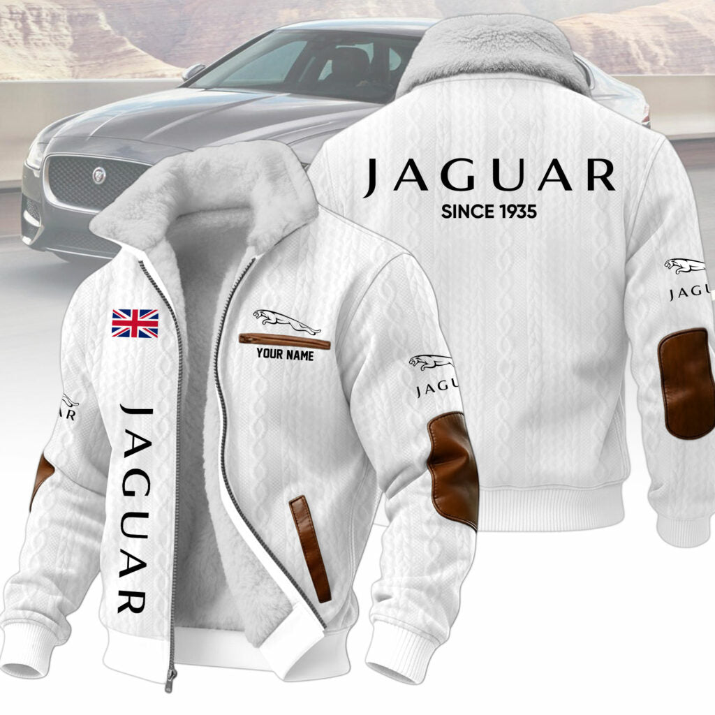 Personalized Jaguar Fleece Jacket - LeagueLockerGear