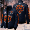 Chicago Bears NFL Personalized EST. 1920 Quilted Bomber Jacket - LeagueLockerGear