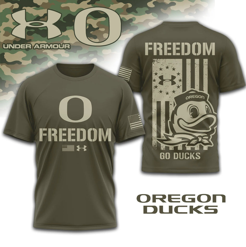 Oregon Ducks Under Armour Freedom T-Shirt - LeagueLockerGear