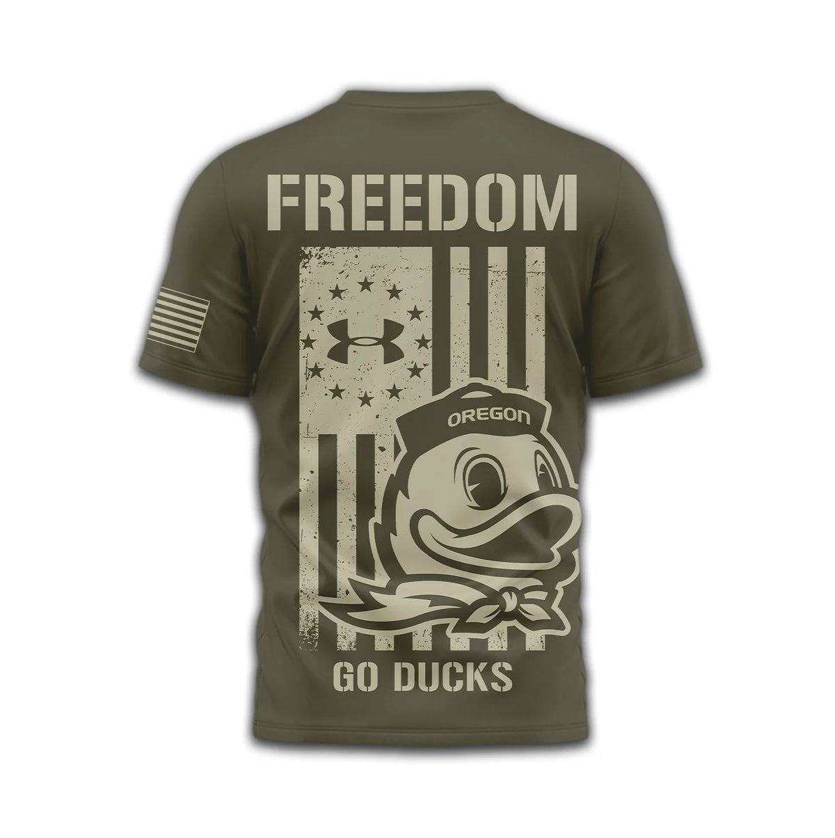 Oregon Ducks Under Armour Freedom T-Shirt - LeagueLockerGear