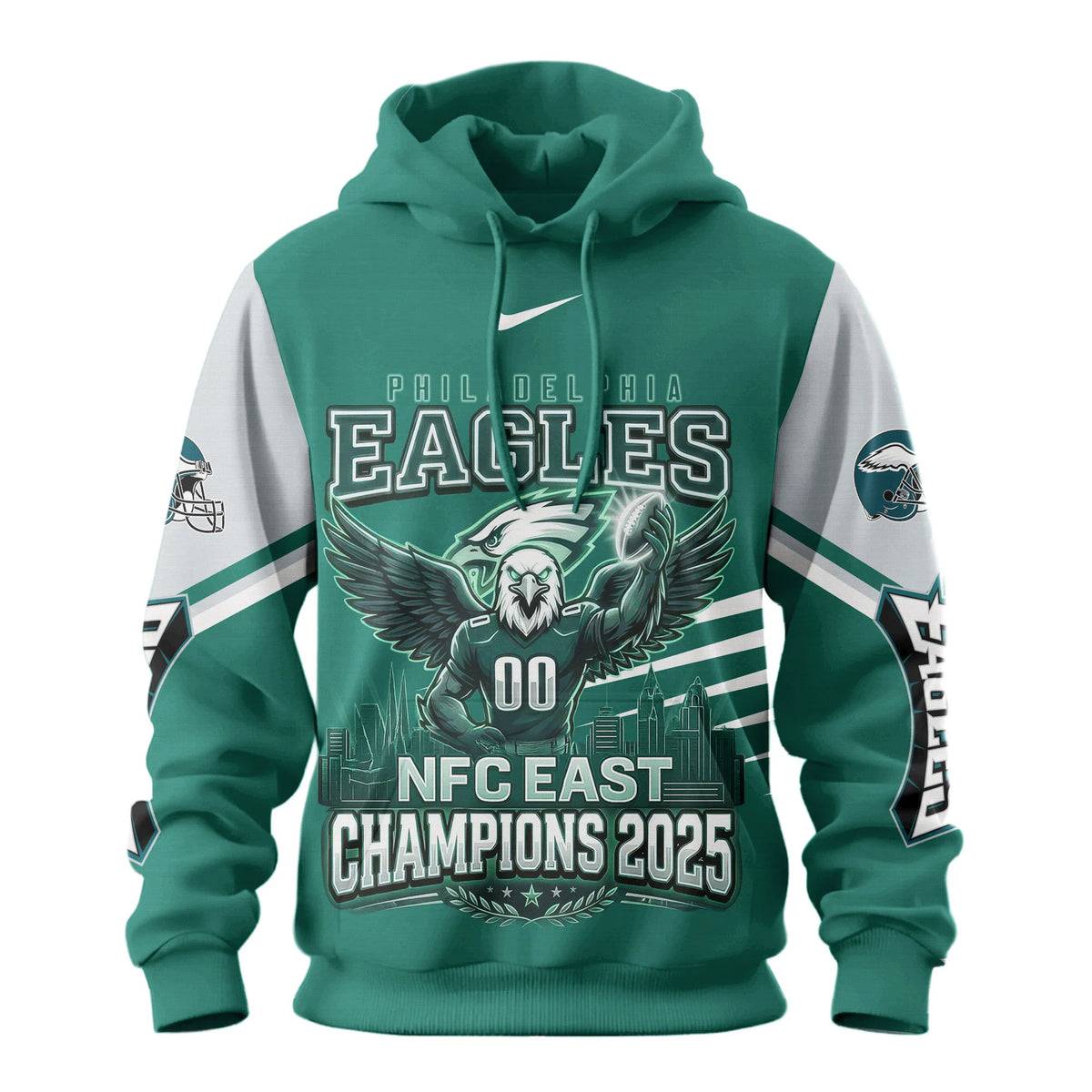 Philadelphia Eagles NFC East Champions Hoodie 2025 - LeagueLockerGear