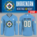 Winnipeg Jets Ukrainian Heritage Night Custom Hockey Jersey - LeagueLockerGear