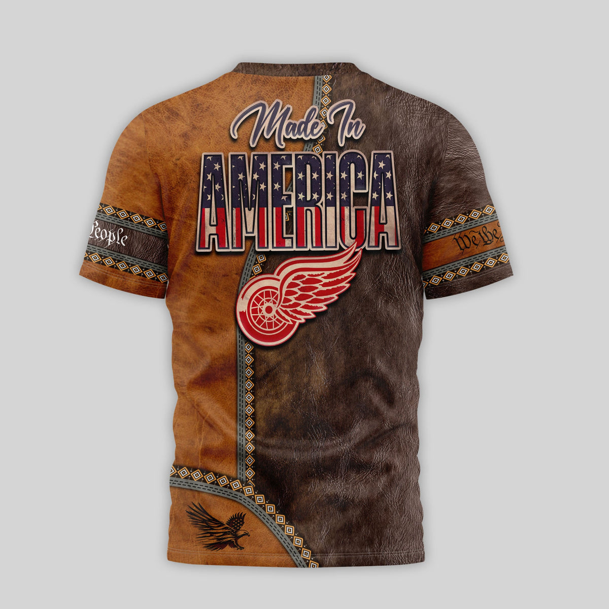 Detroit Red Wings US 250th Anniversary T-Shirt - LeagueLockerGear
