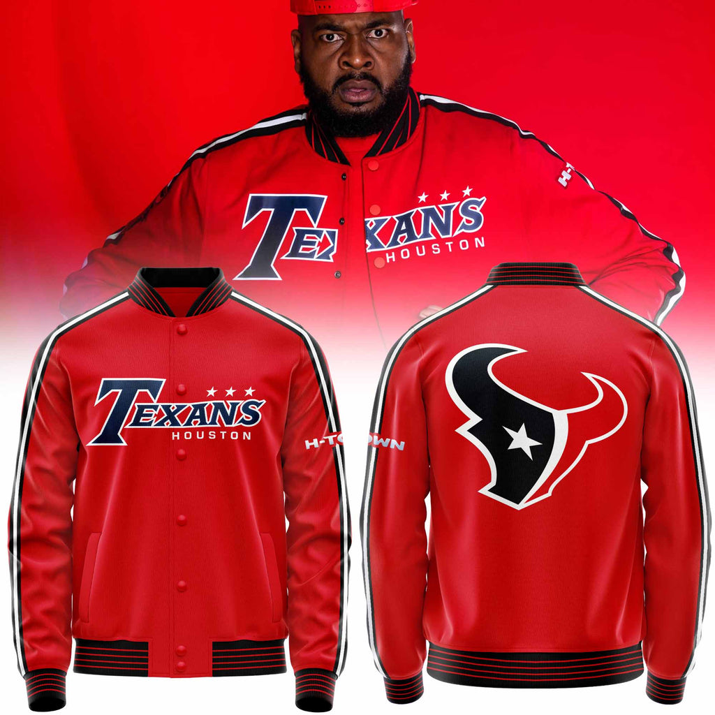 Houston Texans H-TOWN Bomber Jacket - LeagueLockerGear