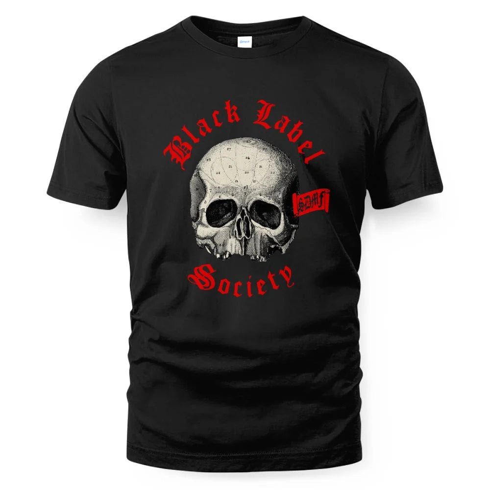 Black Label Society Anatomy Skull T-Shirt - LeagueLockerGear
