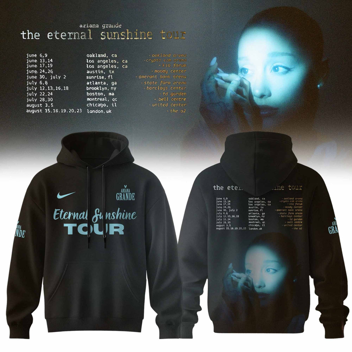 Ariana Grande The Eternal Sunshine Tour Hoodie - LeagueLockerGear