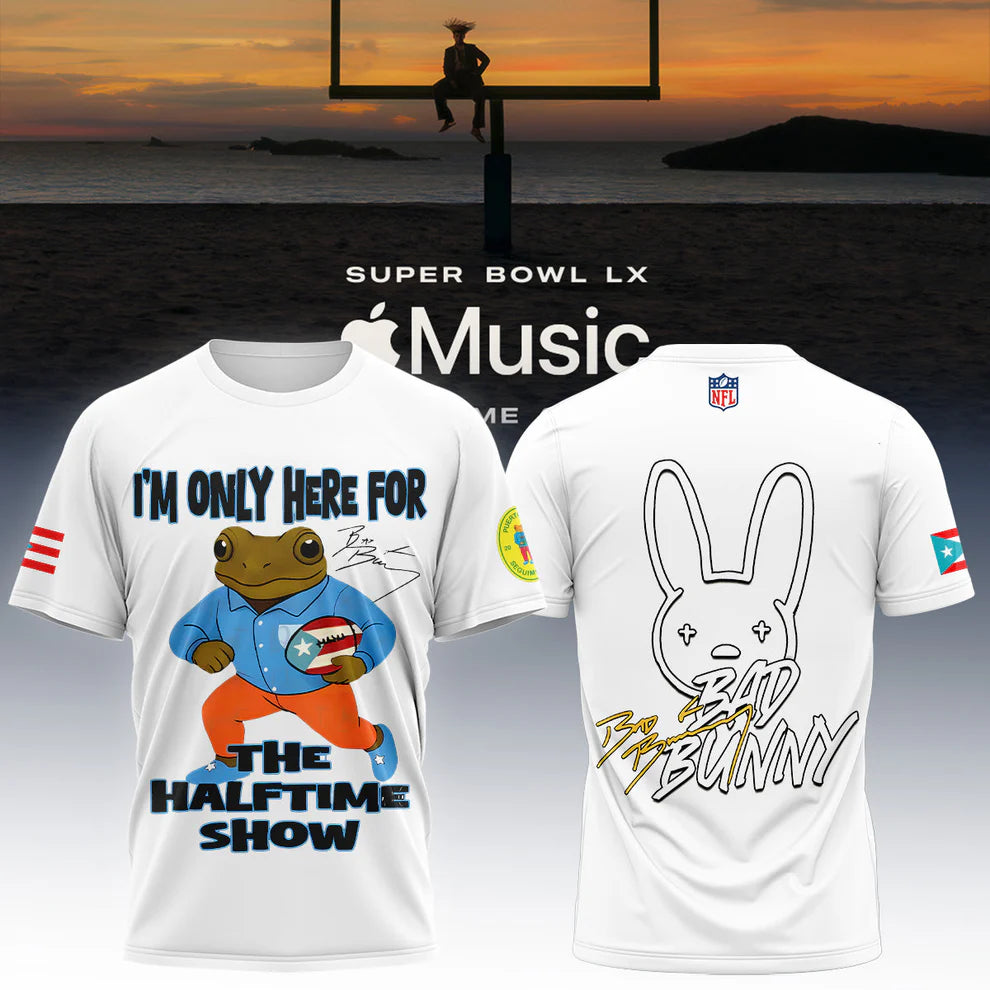 Bad Bunny Super Bowl LX Halftime Show T-Shirt - LeagueLockerGear