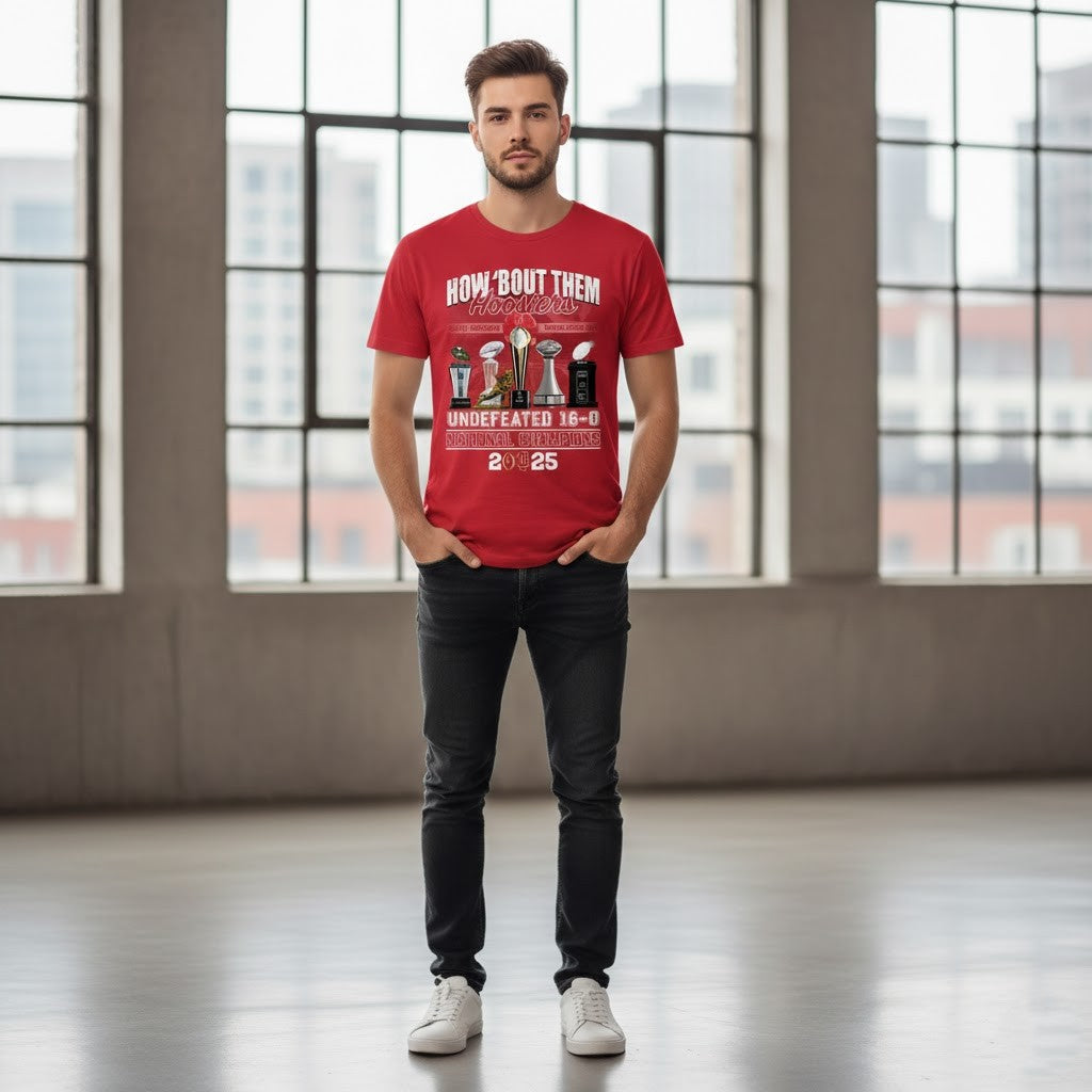 Indiana Hoosiers Undefeated 16-0 National Champions 2025 T-Shirt - LeagueLockerGear