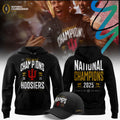 Indiana Hoosiers 2026 National Champions Black Hoodie - LeagueLockerGear