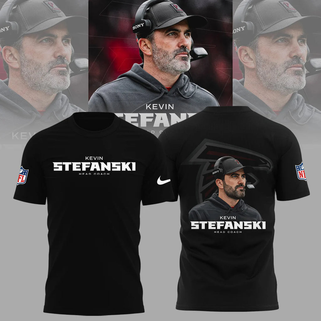 Atlanta Falcons Kevin Stefanski Head Coach T-Shirt - LeagueLockerGear