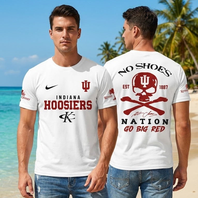 Indiana Hoosiers Kenny Chesney No Shoes Nation T-Shirt - LeagueLockerGear