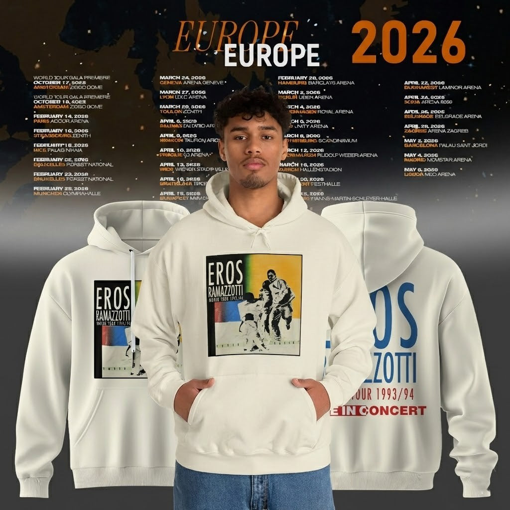 Eros Ramazzotti 2026 Tour Hoodie - LeagueLockerGear