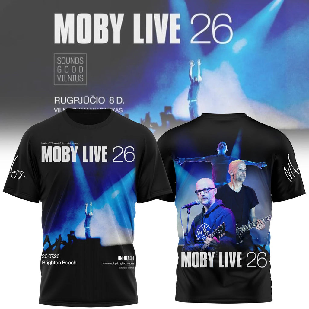 Moby Live 26 T-Shirt - LeagueLockerGear