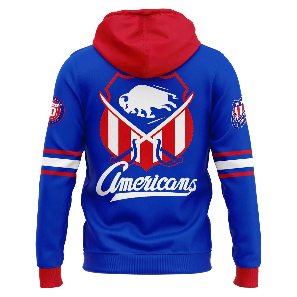 Rochester Americans 1980's Throwback Hoodie - LeagueLockerGear