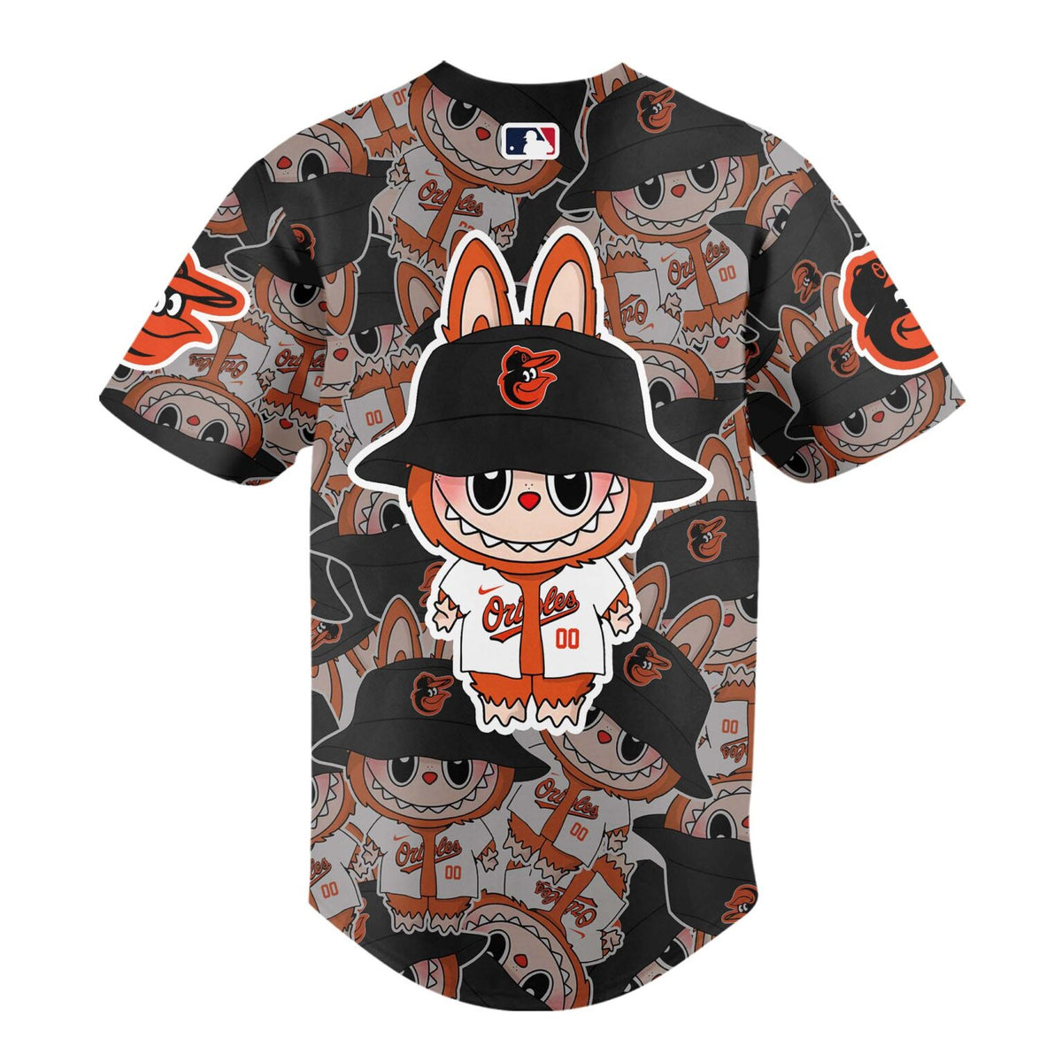 Baltimore Orioles Labubu X MLB Custom Baseball Jersey - LeagueLockerGear