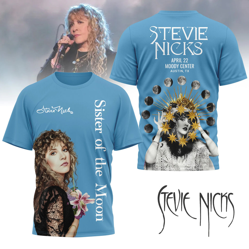 Stevie Nicks Sister of the Moon Moody Center Austin TX T-Shirt - LeagueLockerGear