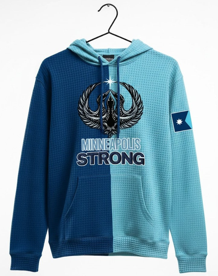 Minneapolis Strong Waffle Hoodie - LeagueLockerGear