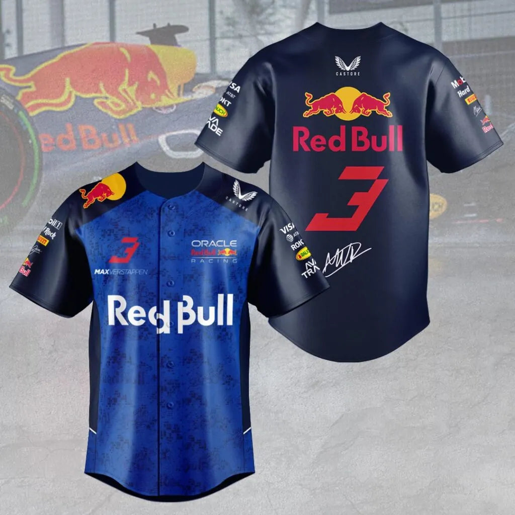 Oracle Red Bull Racing Max Verstappen Jersey - LeagueLockerGear